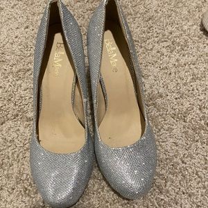 Silver Pumps